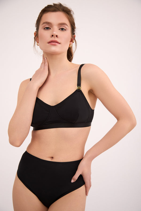 Brasier de lactancia absorbente | The Beginning Negro
