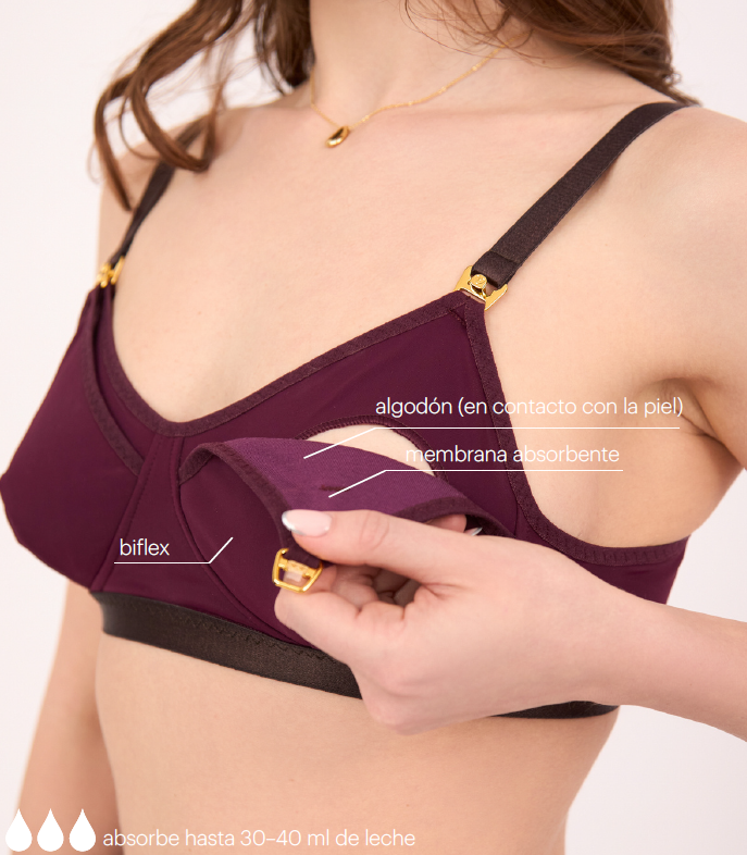 Brasier de lactancia absorbente | The Beginning Burgundy