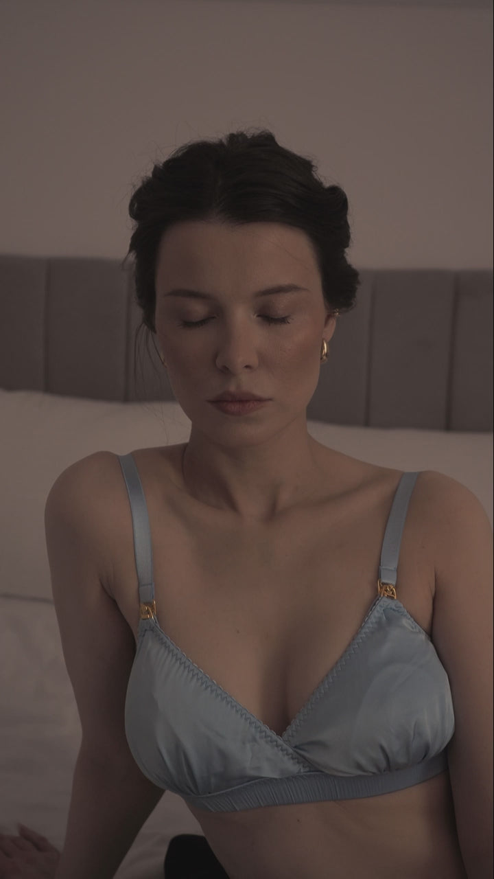 Brasier de lactancia | Old New Me Azul Cielo